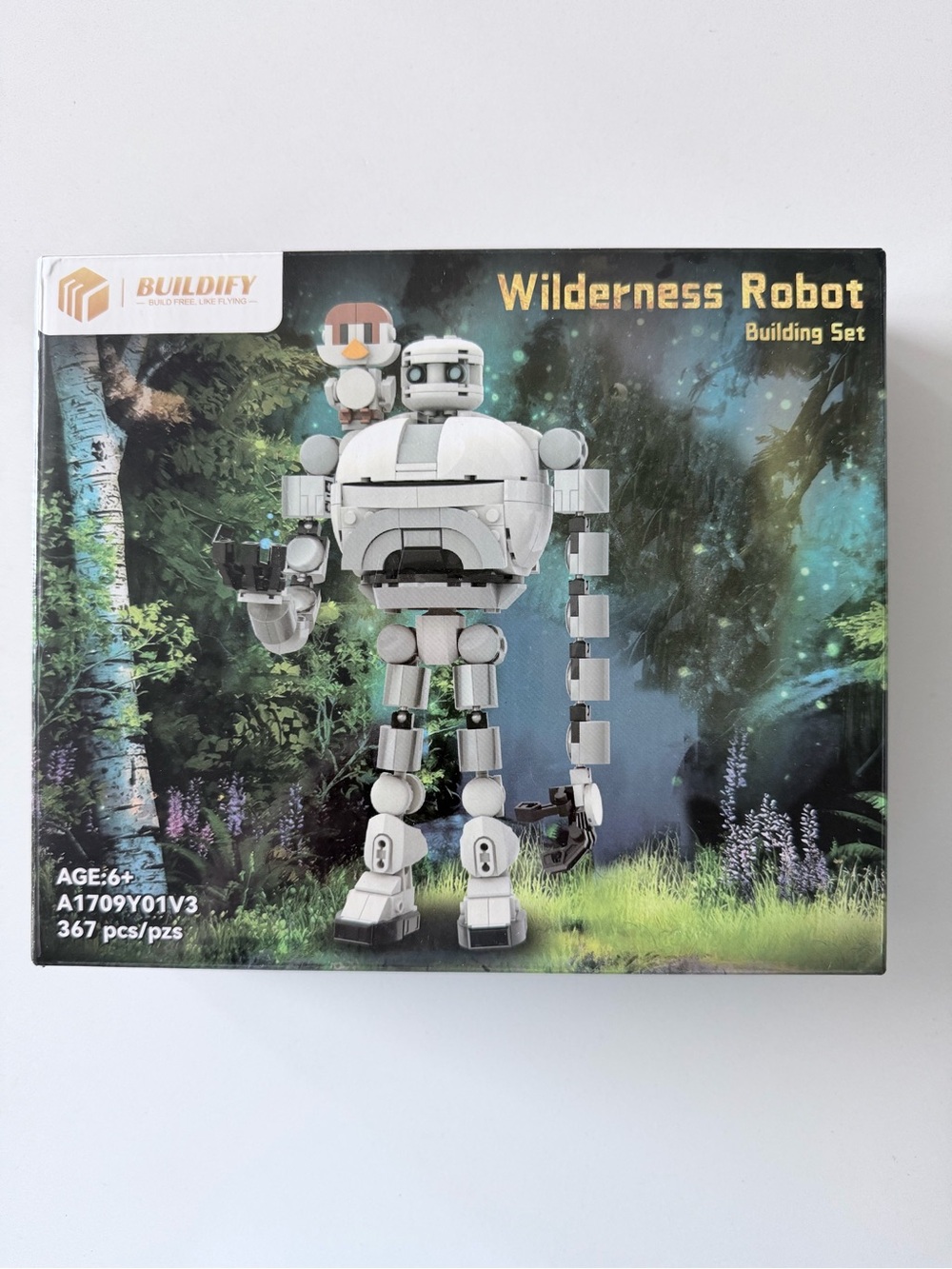 Buildify Wilderness Robot Building Set - White